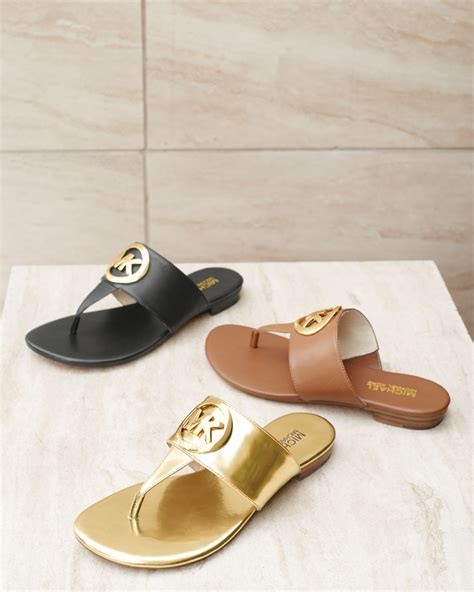 michael kors thong sandals|Designer Sandals for Women .